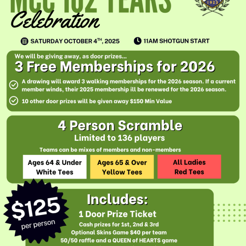 MCC 102 Years Celebration